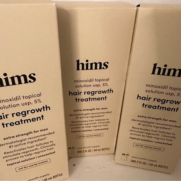 hims Grooming New Set Of 3 Bottles Hims Hair Regrowth Serum Poshmark
